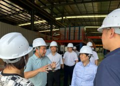 熱烈歡迎新余市水利局局長(zhǎng)謝海峰一行領(lǐng)導(dǎo)蒞臨我司參觀指導(dǎo)！